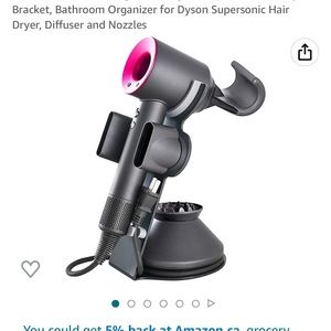 good condition dyson hair dryer holder